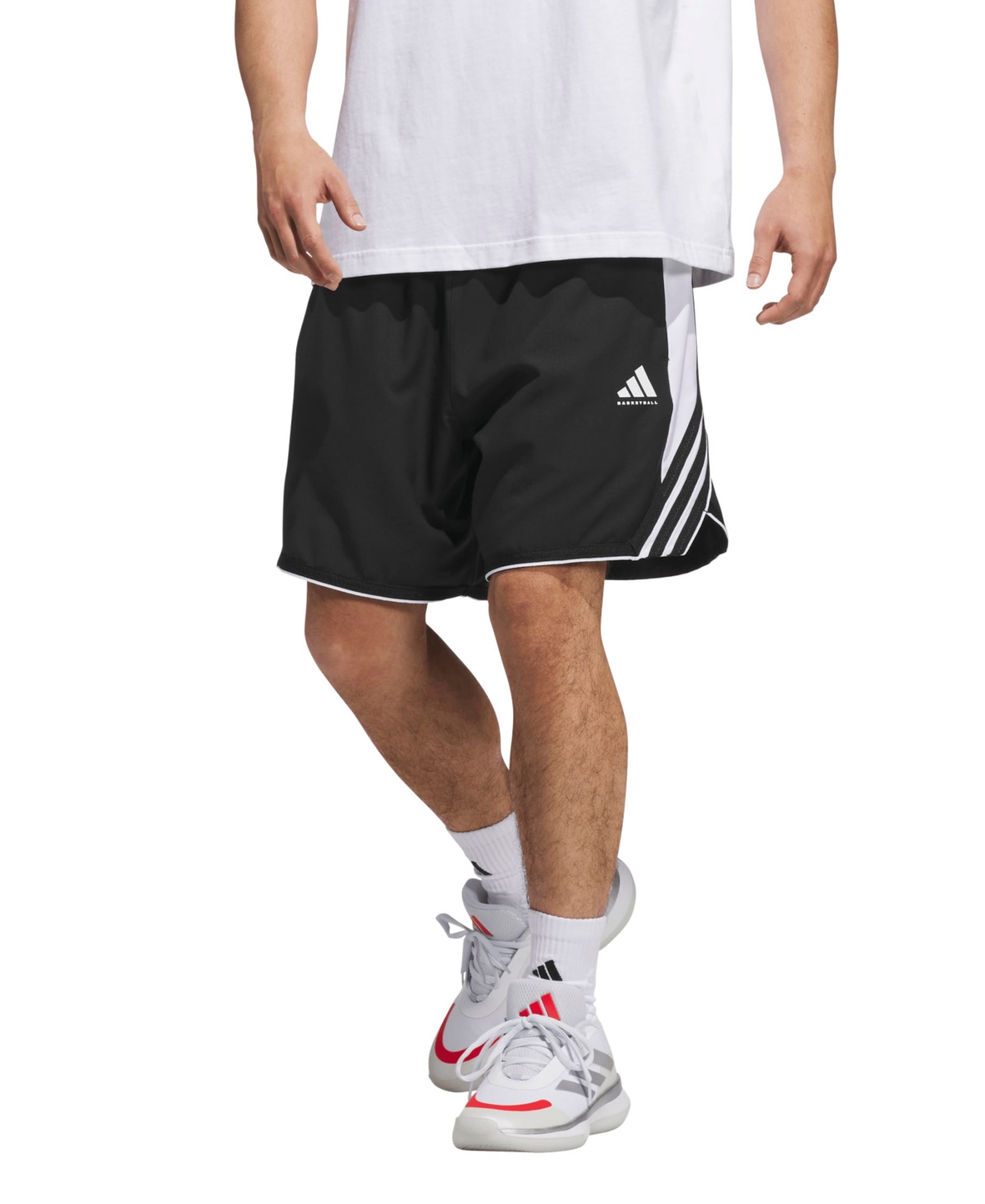 Men's Crazy Lite Basketball Shorts - Black, White