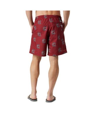 Men's Garnet South Carolina Gamecocks Backcast III Printed Shorts