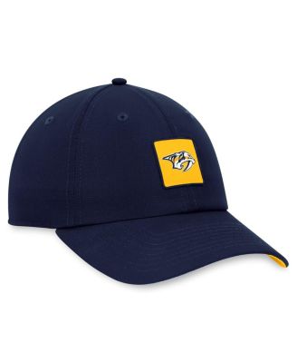 Men's Navy Nashville Predators Authentic Pro Rink Adjustable Hat
