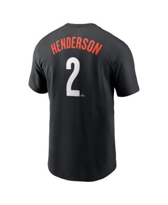 Men's Gunnar Henderson&nbsp;Black Baltimore Orioles Fuse City Connect Name Number T-Shirt