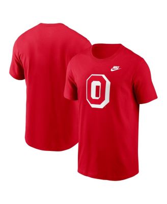 Nike - Men's Scarlet Ohio State Buckeyes Legacy Alternate Logo T-Shirt