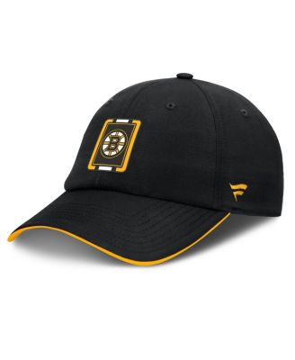 Fanatics - Men's Black/Gold Boston Bruins Authentic Pro Ripstop Adjustable Hat