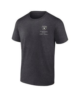 Men's Charcoal Las Vegas Raiders Repeat Stats T-Shirt