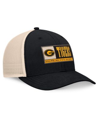 Men's Black/Natural Grambling Tigers Bennett Trucker&nbsp;Adjustable Hat
