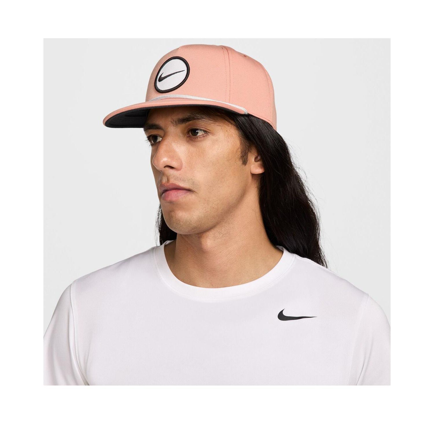 Men's and Women's Coral Retro Pro Performance Snapback Hat