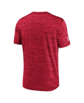 Men's Red Kansas City Chiefs Sideline Velocity Performance T-Shirt