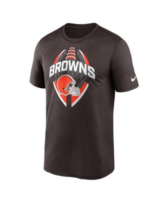 Men's Brown Cleveland Browns Legend Icon Performance T-Shirt