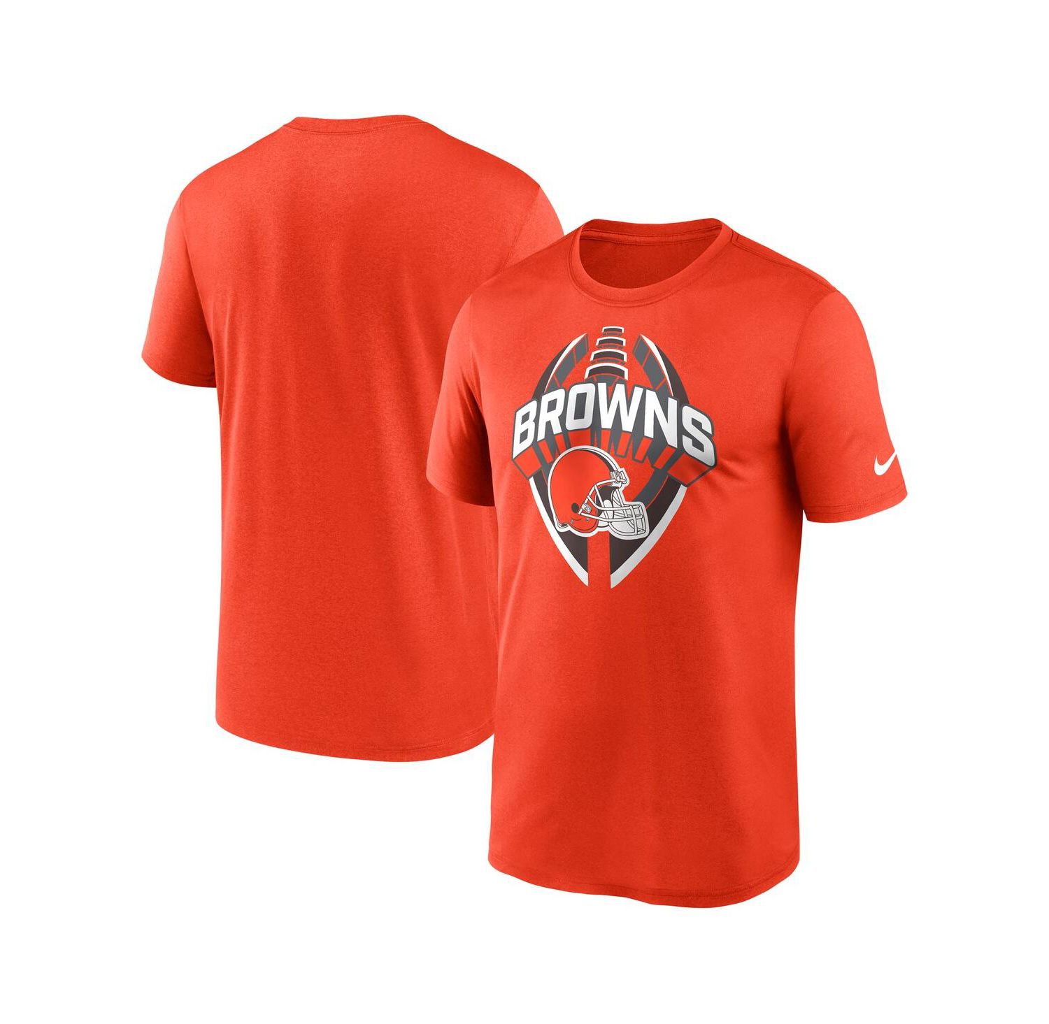 Men's Orange Cleveland Browns Legend Icon Performance T-Shirt