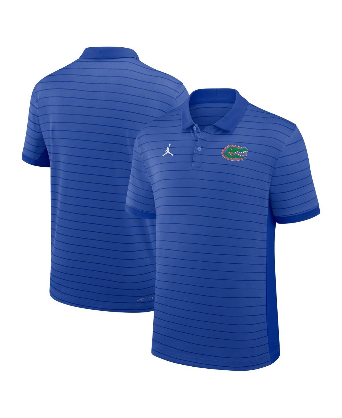 Men's Royal Florida Gators 2025 Early Season Coaches Sideline Victory Stripe Performance Polo Shirt - Royal