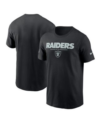 Nike - Men's Black Las Vegas Raiders Sideline Performance T-Shirt