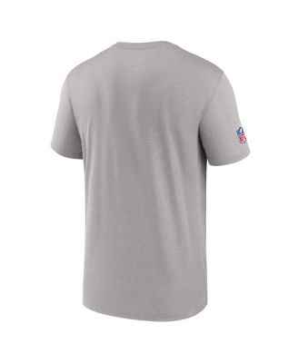Men's Gray Miami Dolphins Sideline Legend Performance T-Shirt