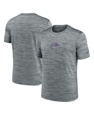 Nike - Men's Gray Baltimore Ravens Sideline Velocity Performance T-Shirt