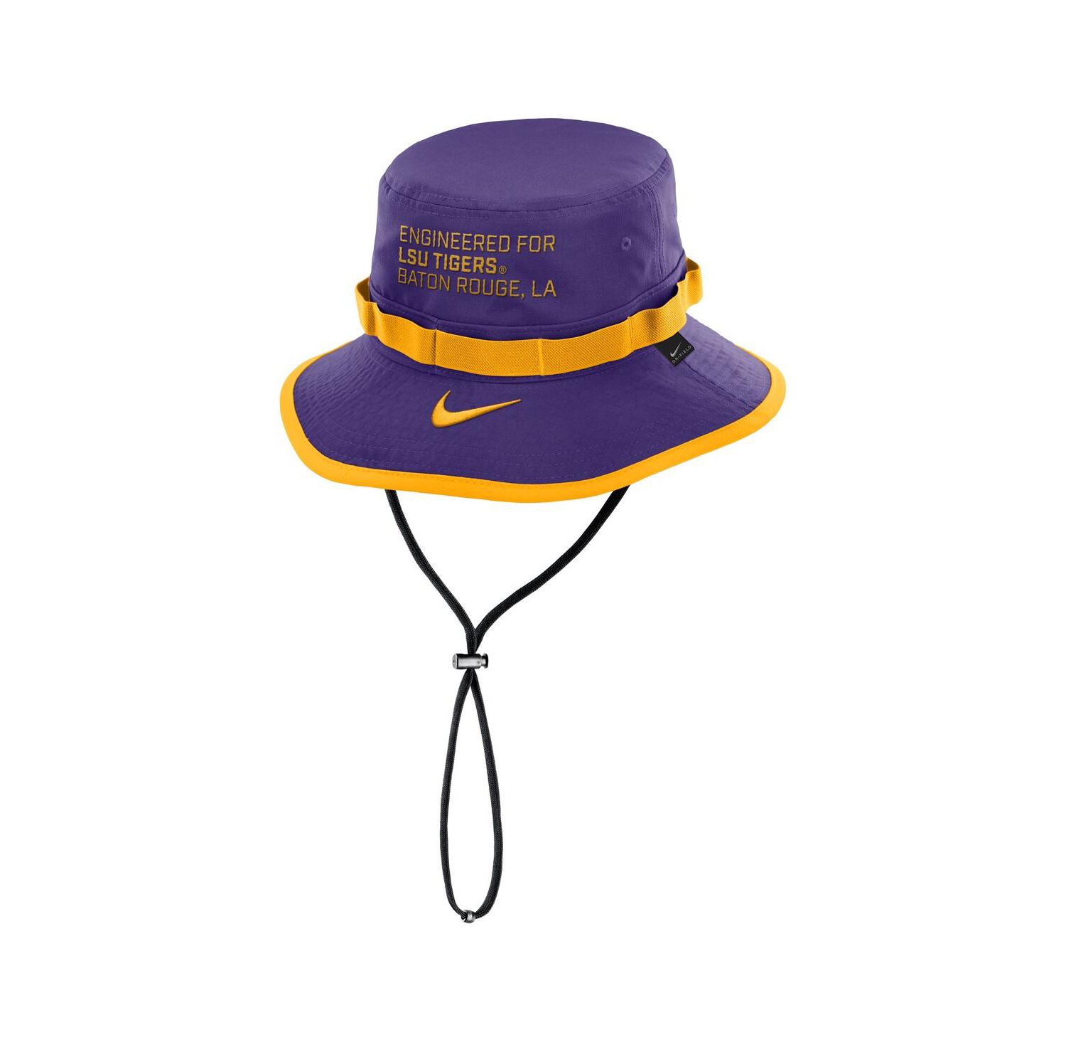 Men's Purple LSU Tigers 2025 Sideline Apex Boonie Bucket Hat