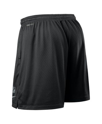 Men's Black Las Vegas Raiders Sideline Reversible Performance Shorts