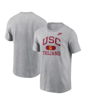 Nike - Men's Heather Charcoal USC Trojans Legacy Alma Mater T-Shirt