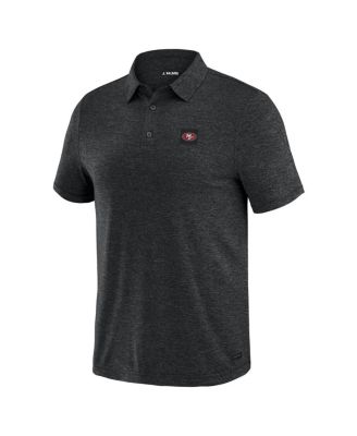 Men's Black San Francisco 49ers Four Down Polo Shirt