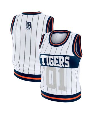 WEAR by Erin Andrews - Women's&nbsp;White Detroit Tigers Sporty Tank Top