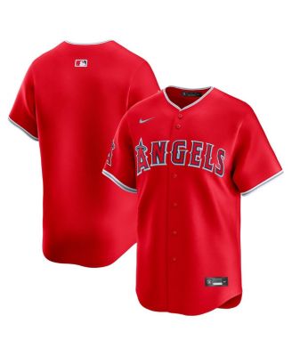 Nike - Men's Red Los Angeles Angels Alternate Limited Jersey