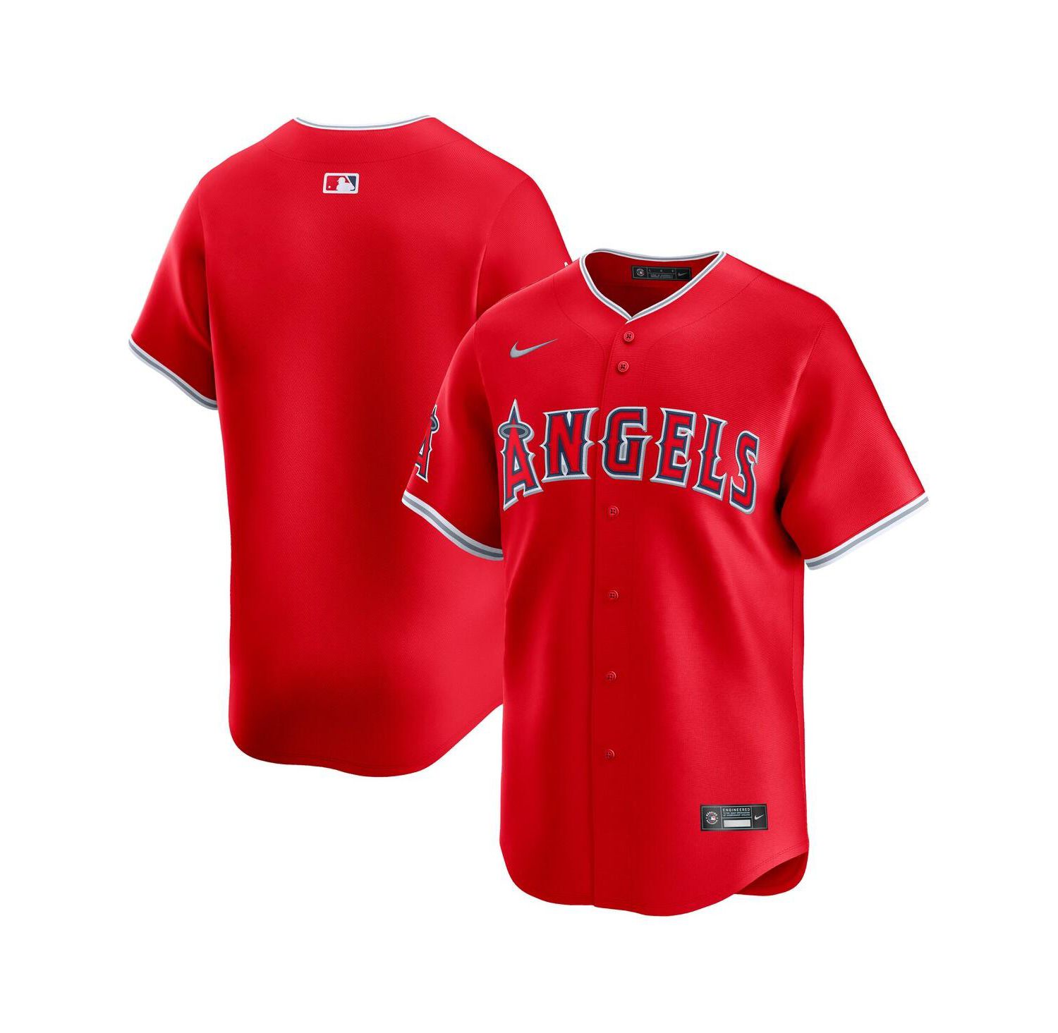 Men's Red Los Angeles Angels Alternate Limited Jersey
