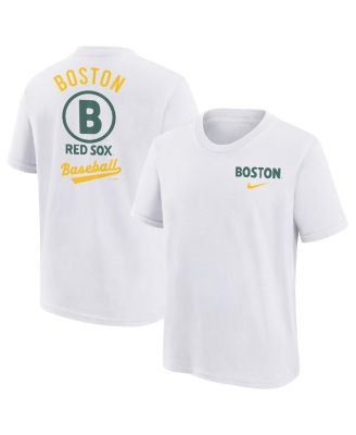 Nike - Big Boys and Girls White Boston Red Sox 2025 City Connect T-Shirt