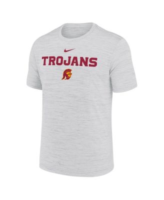 Men's Ash USC Trojans 2025 Sideline Velocity Performance T-Shirt