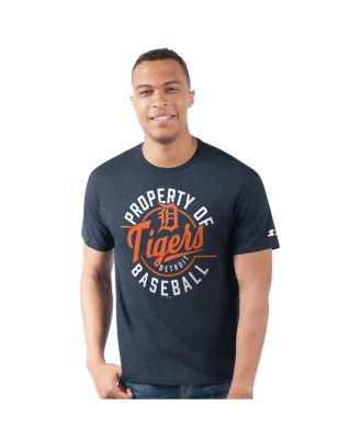 Starter - Men's Navy Detroit Tigers Prime Time Property Of T-Shirt