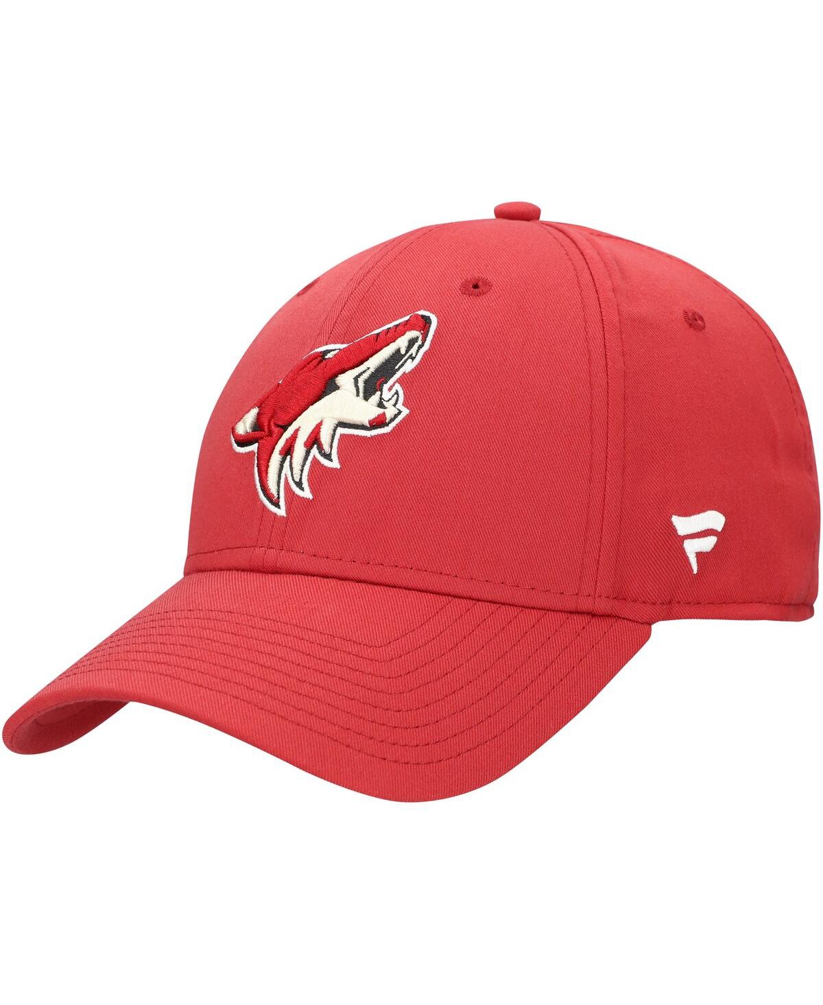 Fanatics Men's Garnet Arizona Coyotes Core Alpha Adjustable Hat In Burgundy