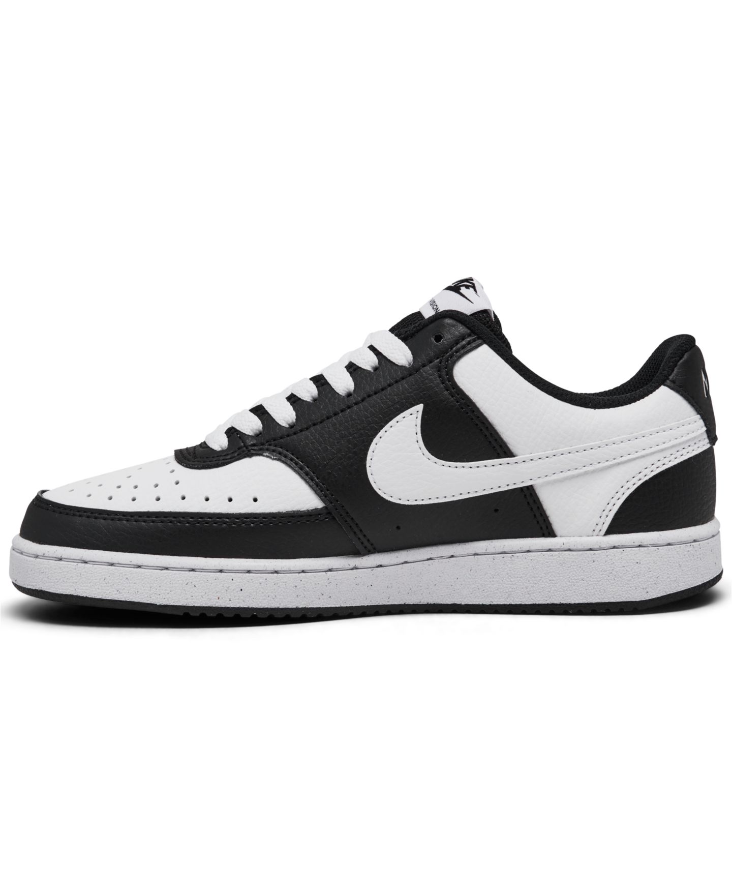 Женские кроссовки Nike Court Vision Low Next Nature Casual, цвет: Чёрный / Белый — фото 3