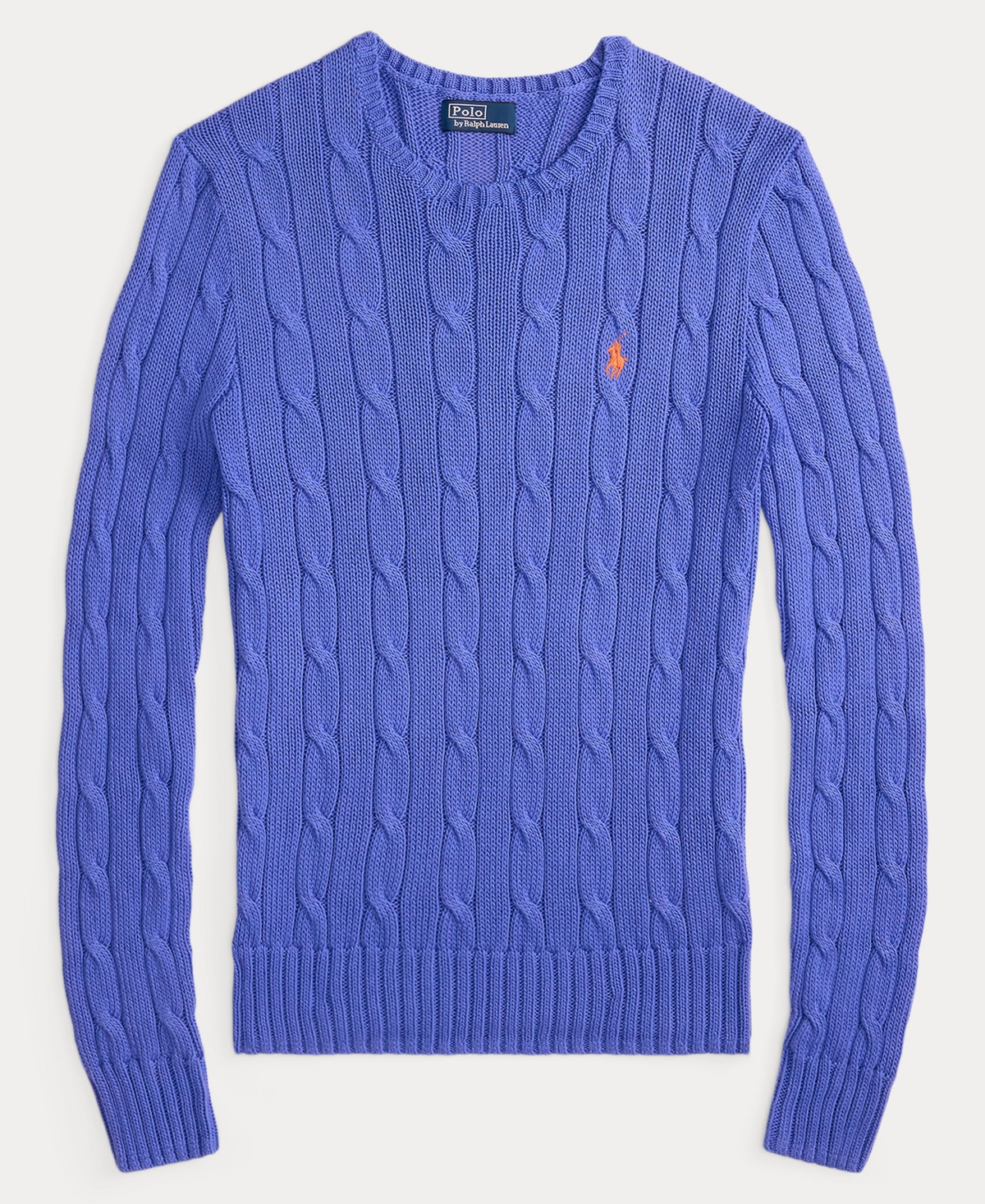 Polo Ralph Lauren Women's Cable-Knit Cotton Crewneck Sweater