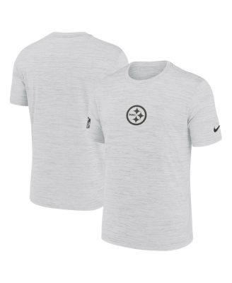 Nike - Men's Ash Pittsburgh Steelers Sideline Velocity Performance T-Shirt