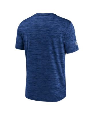 Men's Royal New York Giants Sideline Velocity Performance T-Shirt