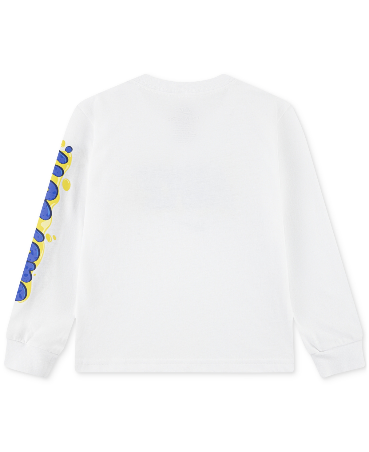 Nike Toddler & Little Boys Slime Logo Graphic Long-sleeve T-shirt In White