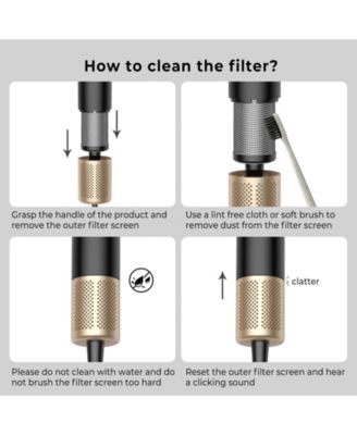 High-Speed Low Noise Hair Dryer with 200 Million Negative Ions & Fast-Drying 110,000 RPM Brushless Motor