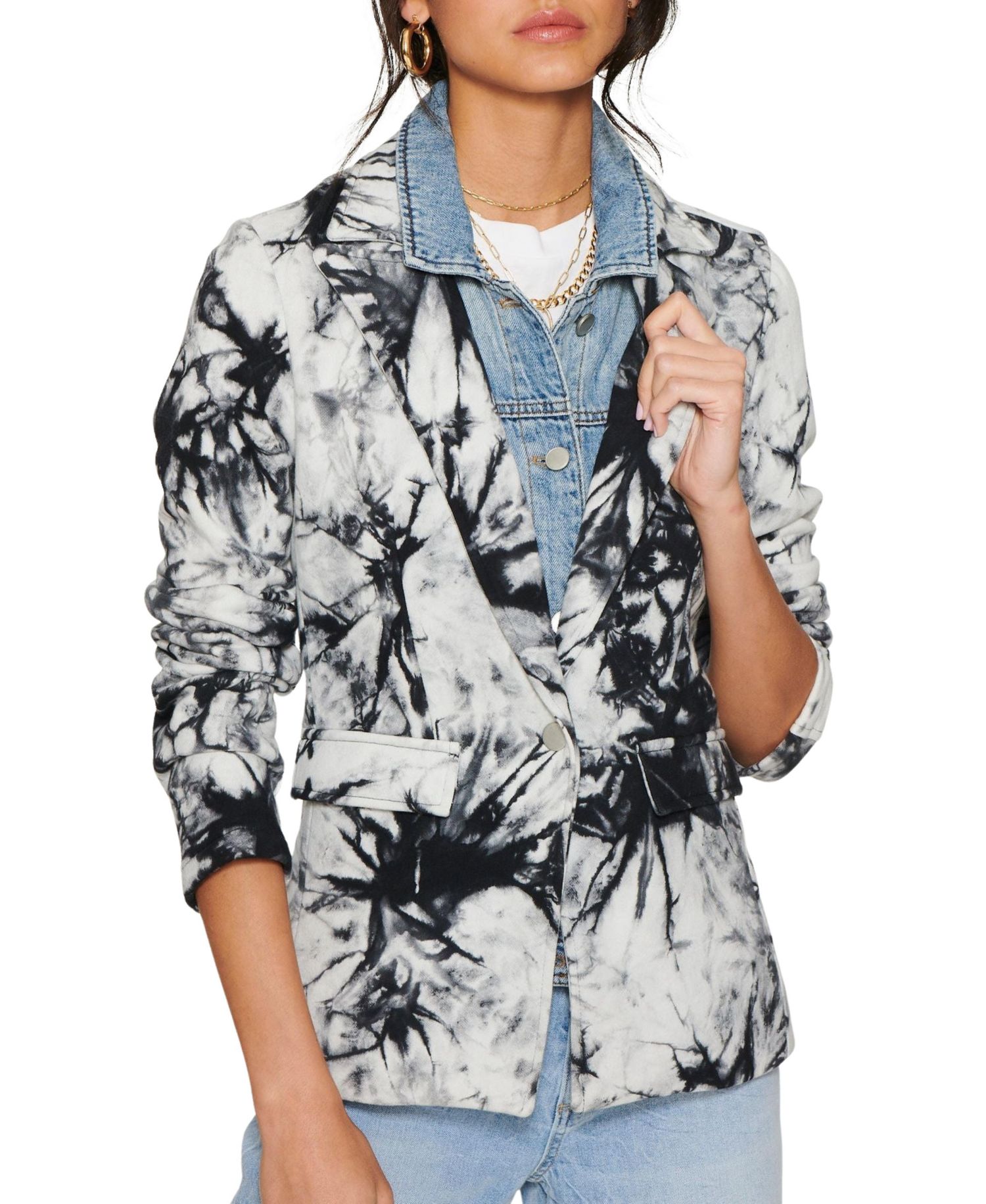 Women's Removable Denim Insert Helen Blazer