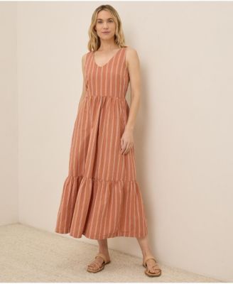 Women's Organic Cotton Canopy Linen Blend Easy Tank Dress