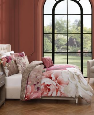 Florence Bedding 220 Thread Count 100% Cotton 5 Piece Queen Size Reversible Comforter Set