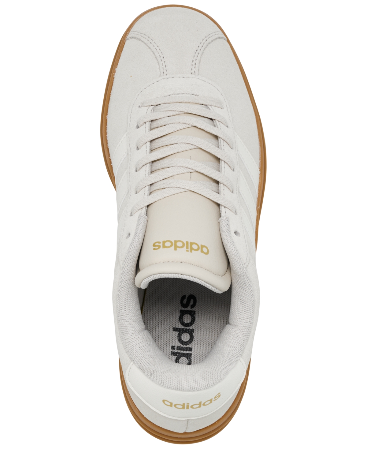 Adidas Originals Women's Vl Court Bold Platform Casual Sneakers From Finish Line In White