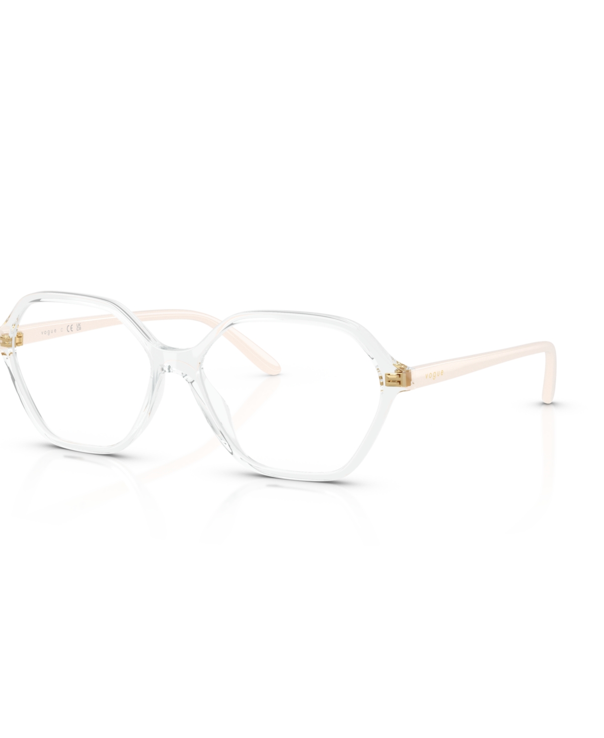 Women's Irregular Eyeglasses, VO5622 - Transparent Violet