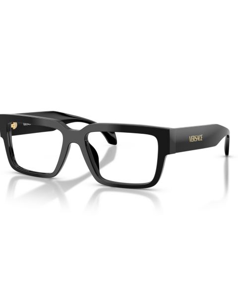 Мужские очки Versace Man Rectangle Plastic VE3374U Eyeglasses, цвет: Чёрный