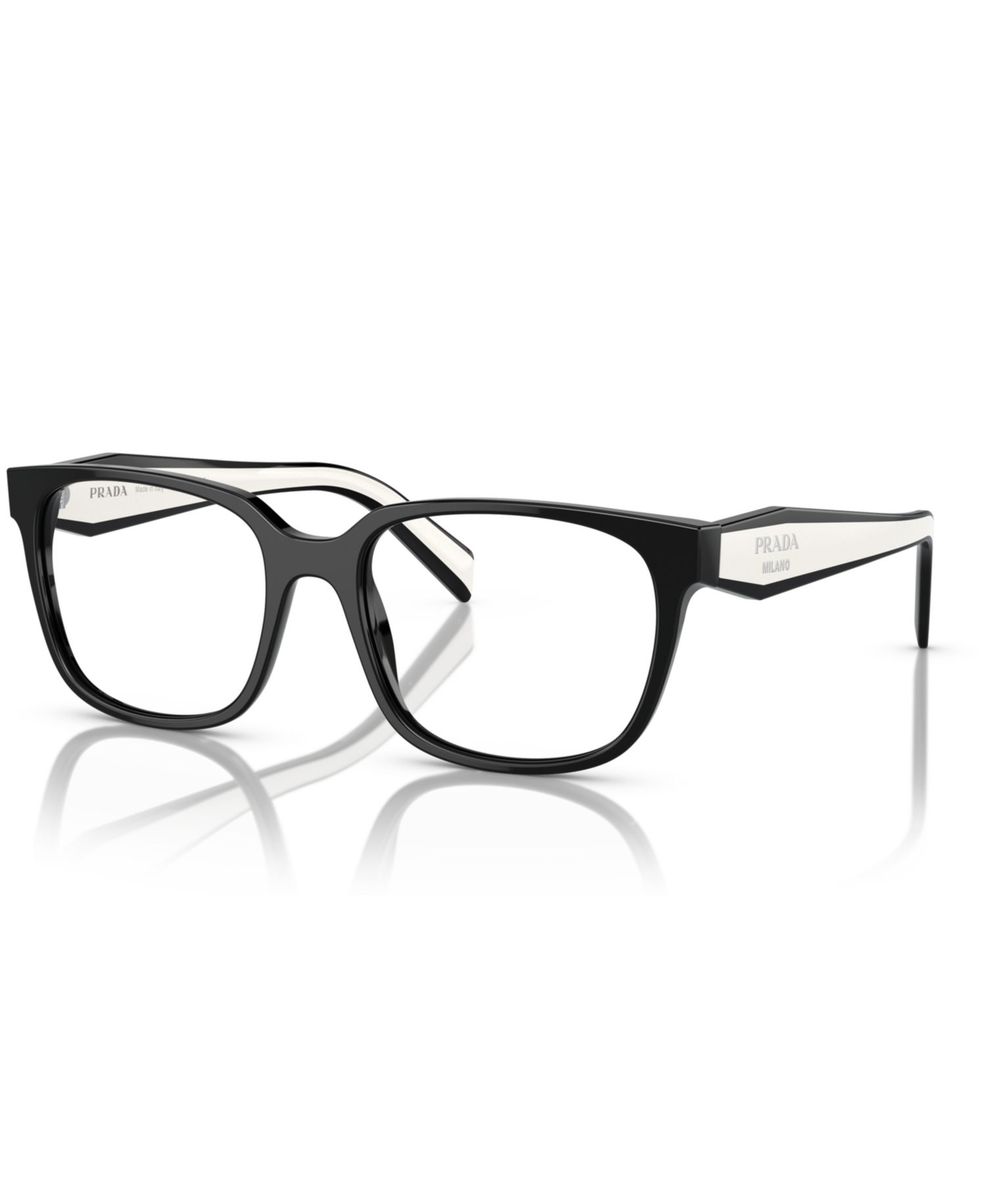 Woman Rectangle Plastic PR 17ZVF Eyeglasses