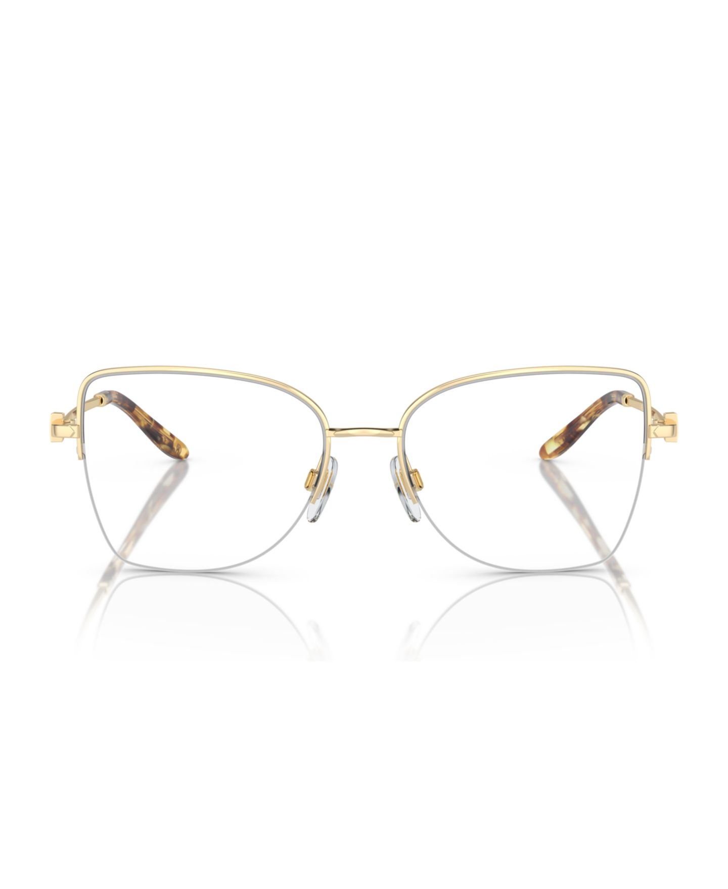 Женские очки Ralph Lauren Woman Cat Eye Metal RL5122 Eyeglasses, цвет: Бледный золотой — фото 2