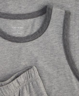 Women's Solid Knit Tank Pajama Set, XS-3X, Macy's Exclusive