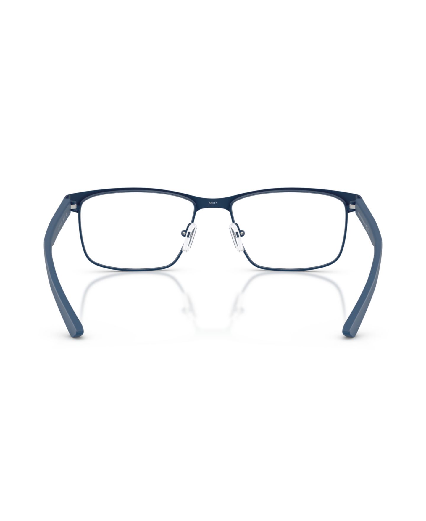 Мужские очки Armani Exchange Man Rectangle Metal AX1070 Eyeglasses, цвет: Матовый тёмный синий — фото 3