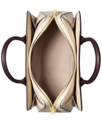 Michael Kors Women's Laila Medium Color-Block Leather Satchel Bag