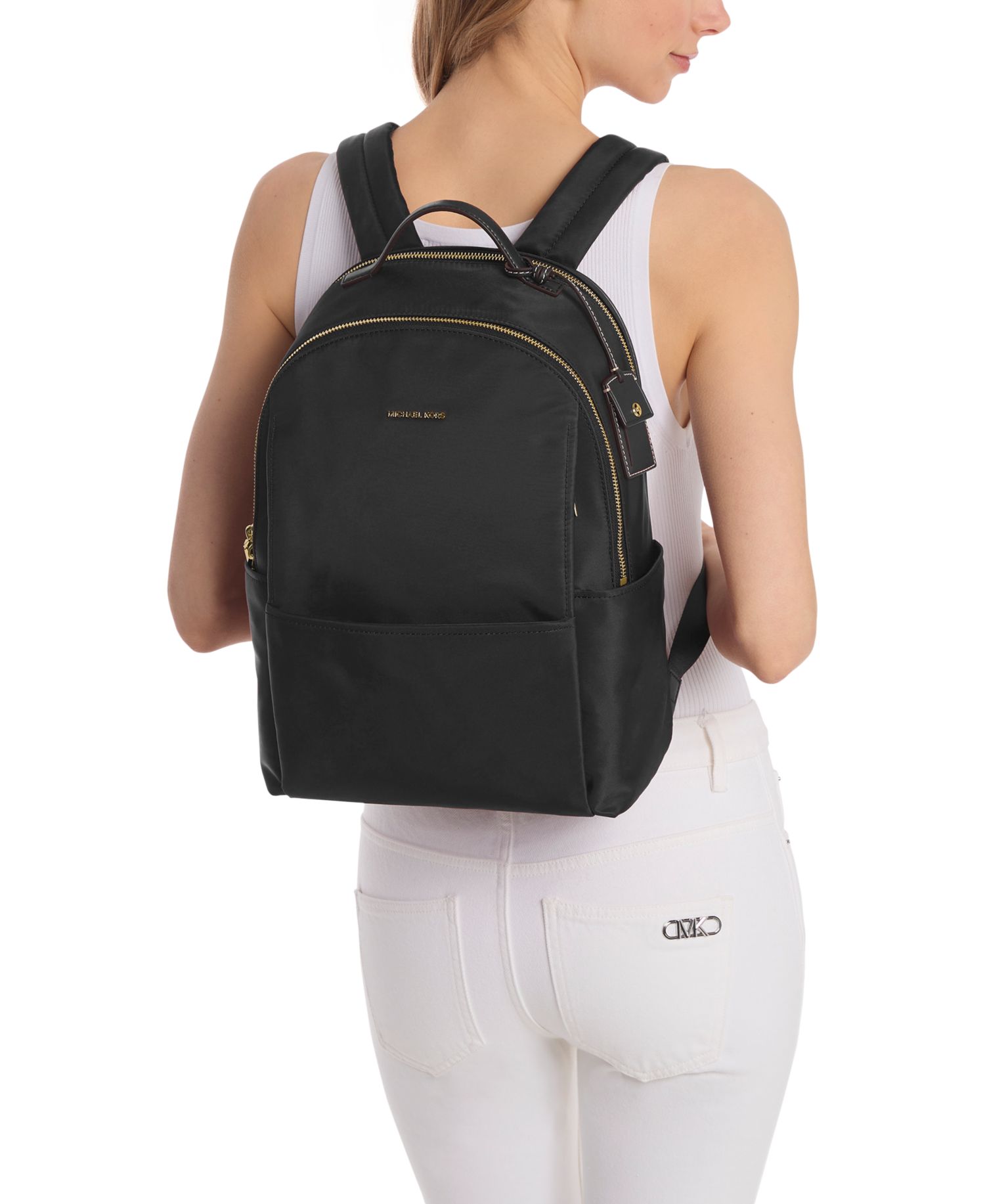Michael Kors Sable Large Nylon Backpack