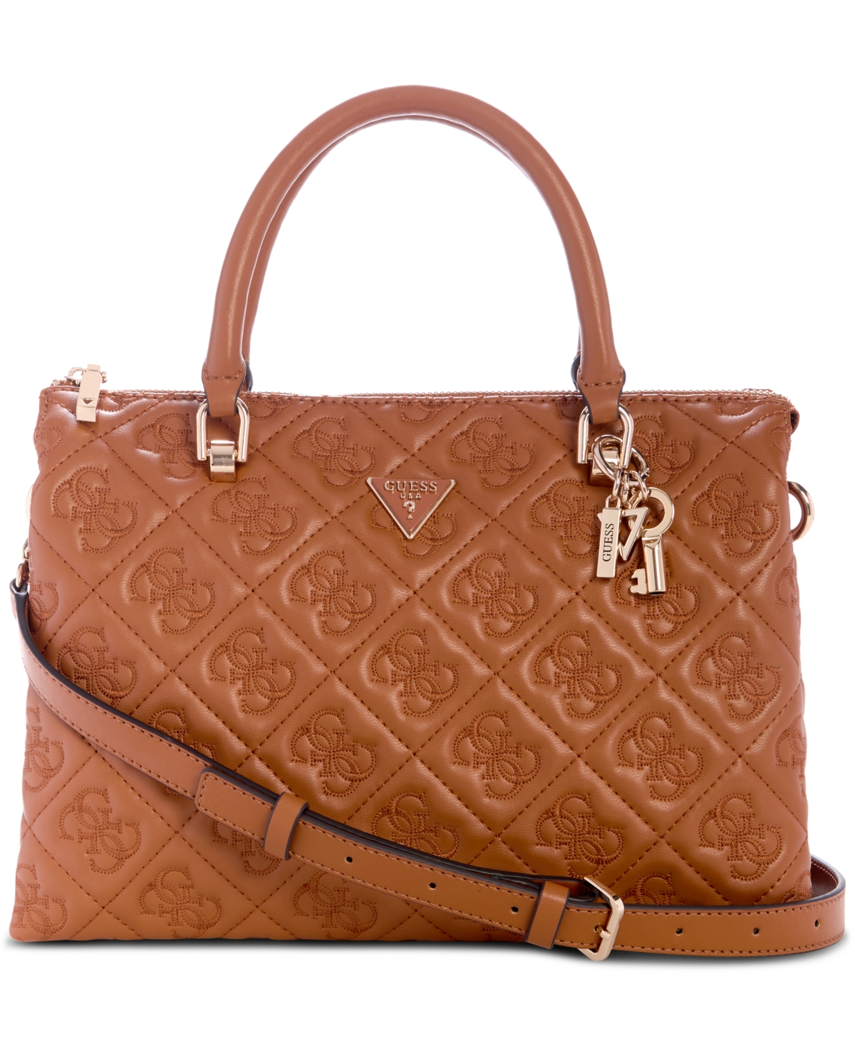 Adelasia Multi Compartment Small Satchel - Caramel