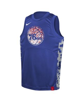 Big Boys and Girls Royal Philadelphia 76ers Courtside Starting Five Team Jersey