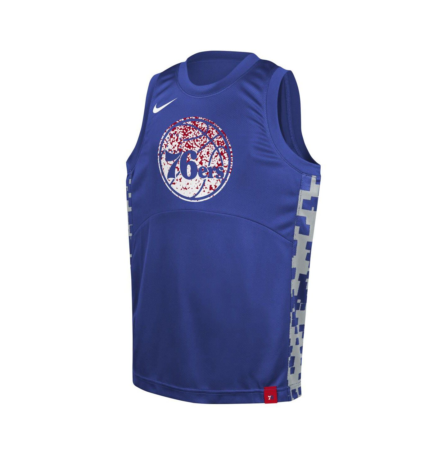 Детский топ Nike Royal Philadelphia 76ers Courtside Starting Five Team Jersey — фото 2