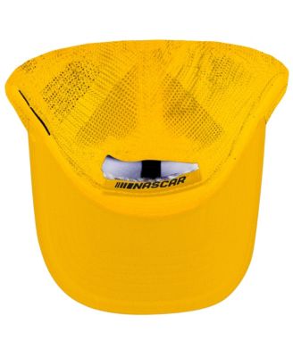 Men's and Women's Yellow Joey Logano Shell-Pennzoil Adjustable Trucker Hat
