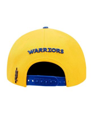 Men's Gold/Royal Golden State Warriors Logo Morph Snapback Hat